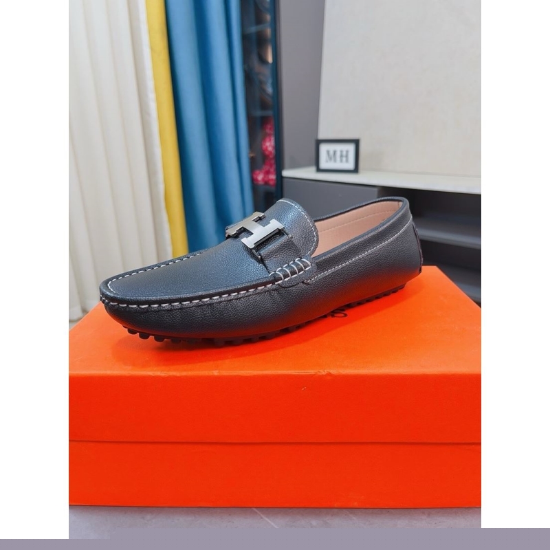 H**mes leather shoes